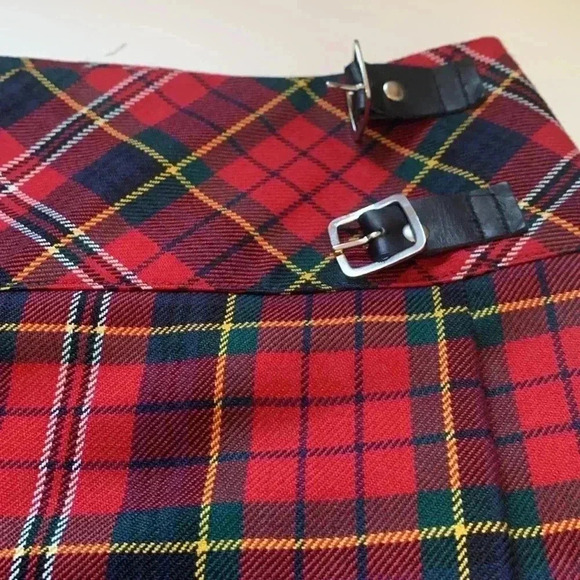 LOCHCARRON NWOT Tartan Billie Scottish Wrap Around Skirt Size 10 - Picture 5 of 10